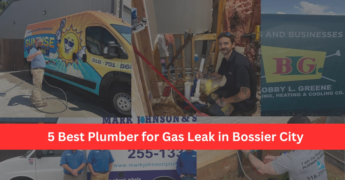 5 Best Plumber for Gas Leak in Bossier City, Louisiana