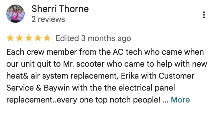 Air Comfort Solutions Customer Reviews