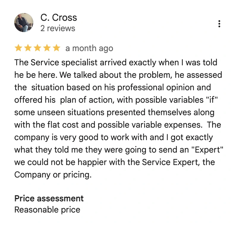 Service Experts Oklahoma City Customer Reviews