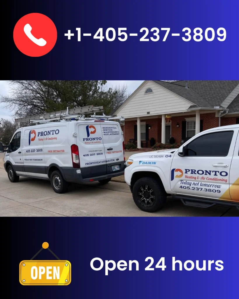 Pronto Heating & Air Conditioning LLC | HVAC repair in Oklahoma City