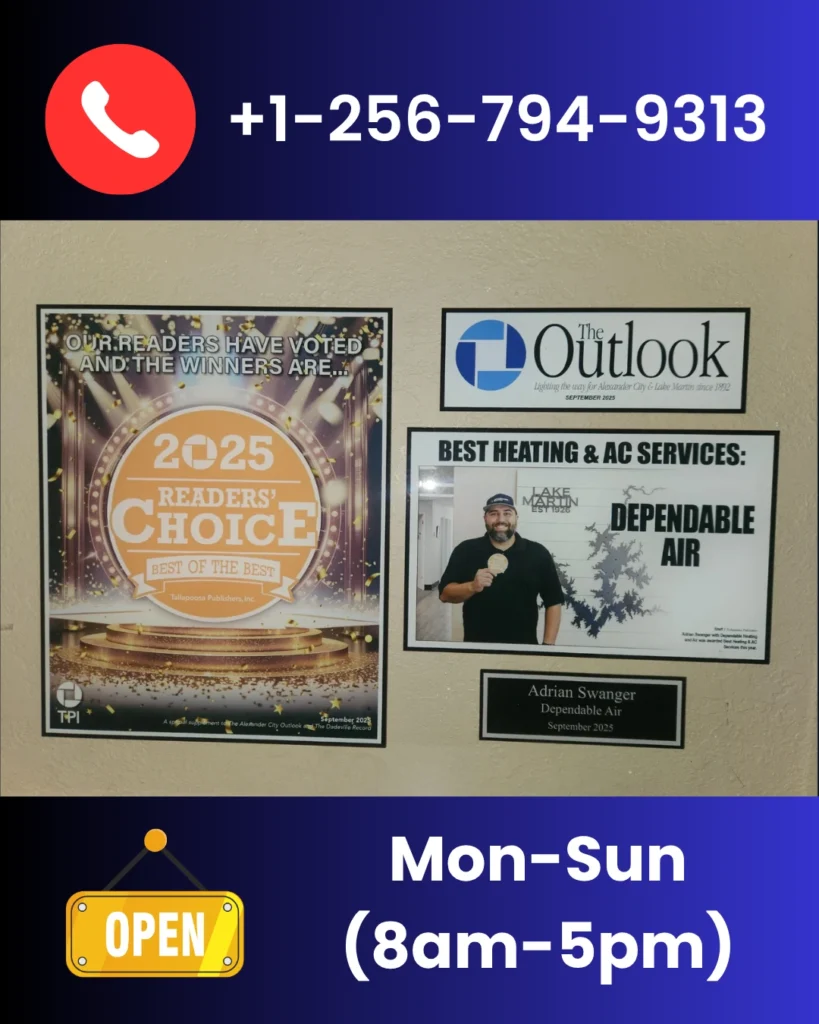 Dependable Air LLC | Best HVAC repair in Alexander City