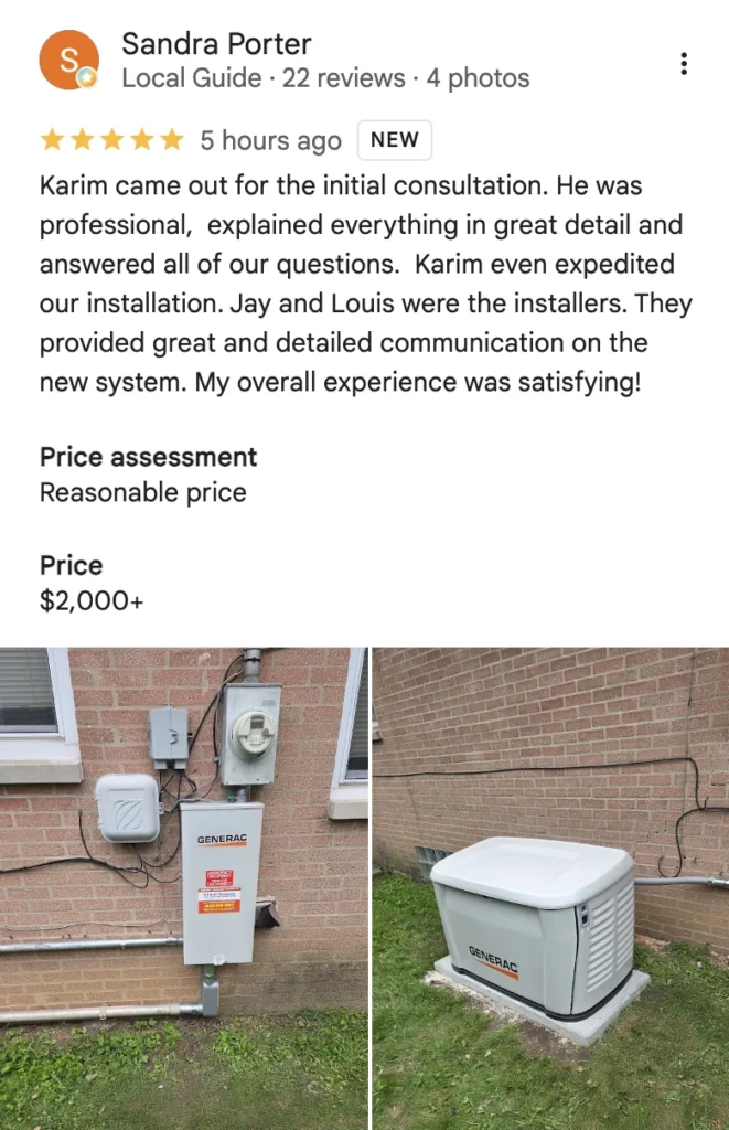 Four Seasons Heating, Air Conditioning Customer Review